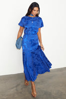 Thumbnail for Blue Love Lock Erin Dress Petite