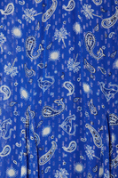 Thumbnail for Blue Running Wild Paisley Bibi Dress