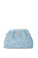 Thumbnail for Ice Blue Sequin Clutch Bag