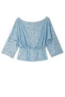 Thumbnail for Ice Blue Sequin Tilly Top
