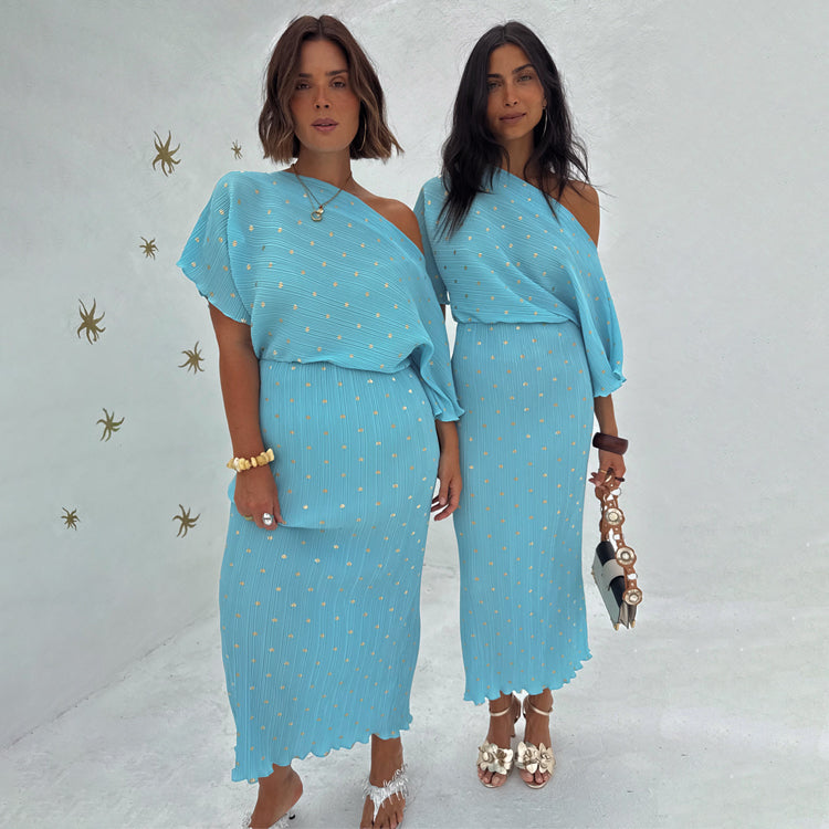 never fully dressed clothing Blue making it a versatile addition to your winter wardrobe. Never Fully Dressed Short=Sleeve Boat-Neck