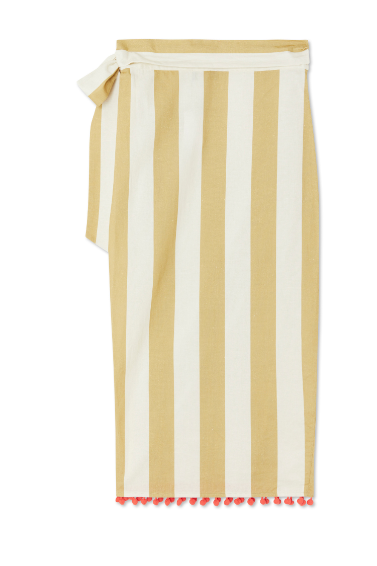 Camel Stripe Jaspre Skirt