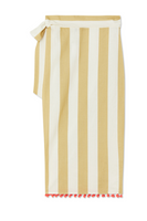 Thumbnail for Camel Stripe Jaspre Skirt