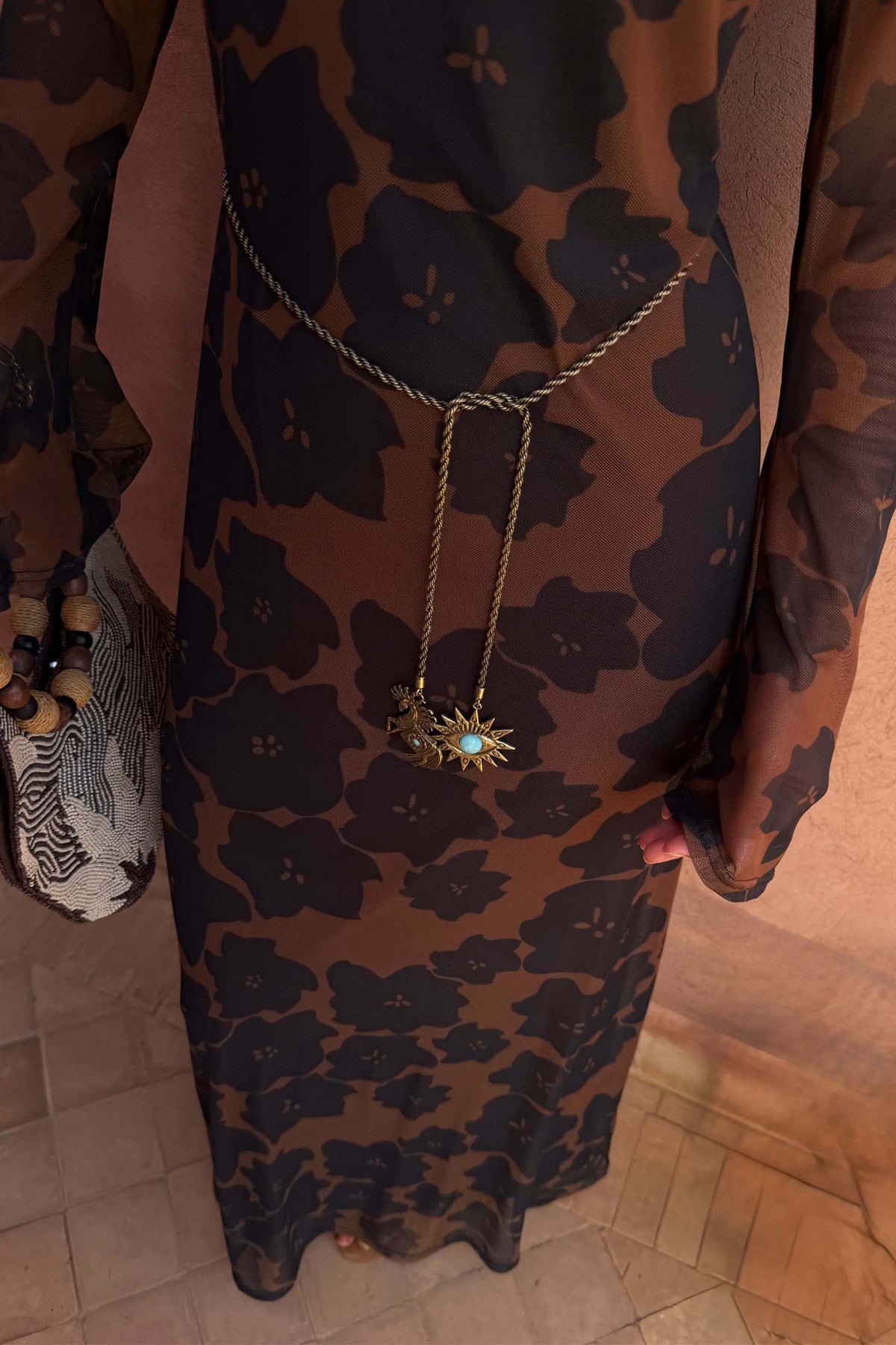 Deloris Horse and Eye Chain Necklace