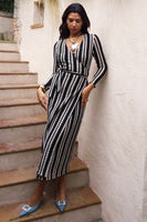 Thumbnail for caption_Model wears Crochet Wrap Dress in UK size 10/ US 6