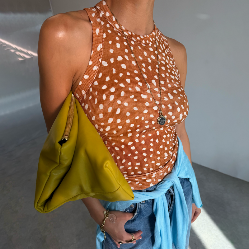 Deer Ribbed Tank
