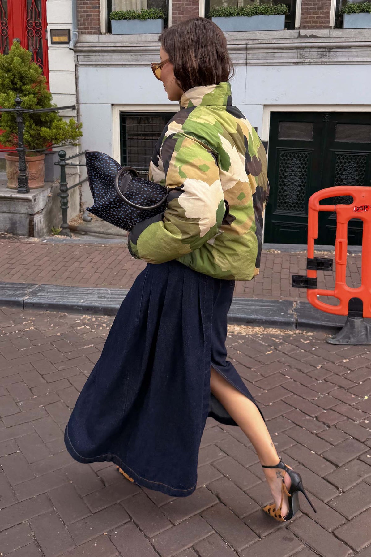 Dark Indigo Denim Belt Skirt