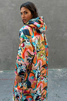 Thumbnail for caption_Model wears Costa Rica Dry Robe in UK size 8/ US 4
