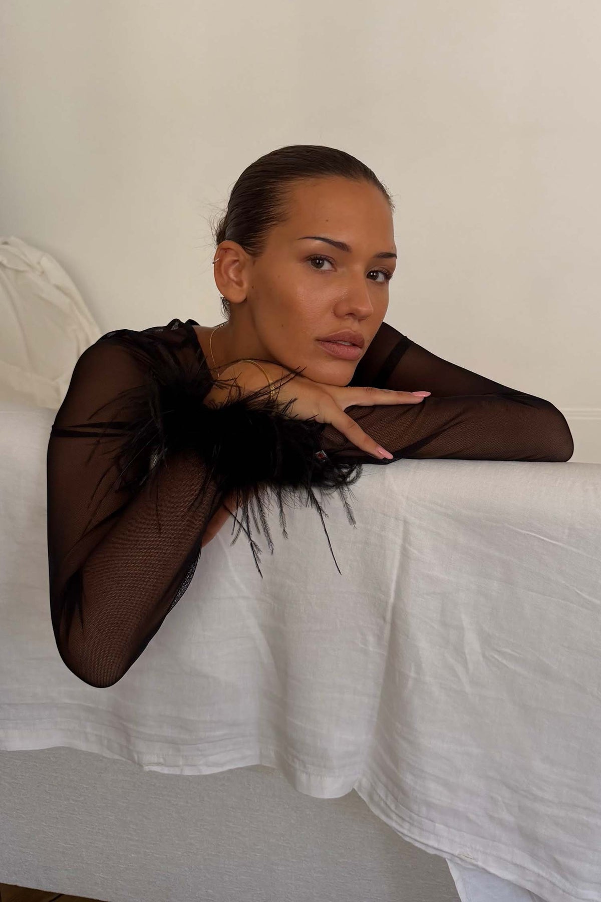 Model is 5ft4” and wears UK size 8/ US 4