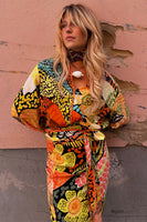 Thumbnail for caption_Model wears Fiji Miley Shirt in UK size 10/ US 6
