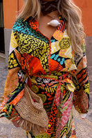 Thumbnail for caption_Model wears Fiji Miley Shirt in UK size 10/ US 6