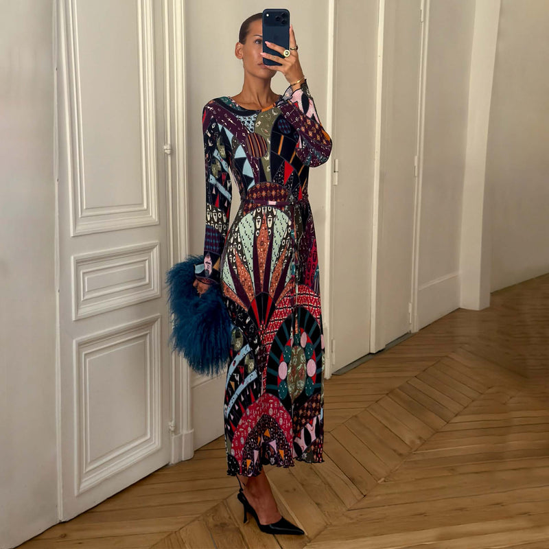 Black Casablanca Gaia Dress