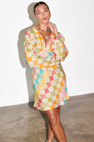 Thumbnail for Pastel Geo Mini Emma Dress