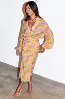 Thumbnail for  caption_Model wears Havana Jaspre Wrap Skirt  in UK size 10/ US 6