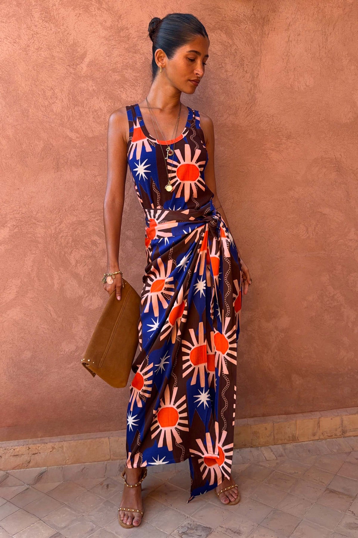 Chocolate & Blue Sun Jaspre Skirt