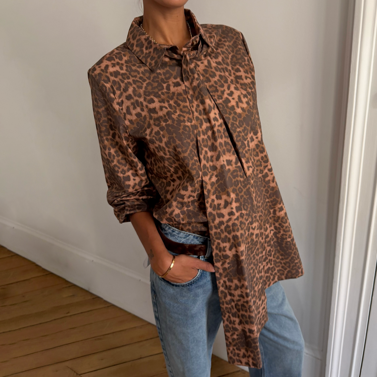Leopard Bow Shirt