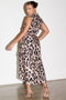 Cotton Linen Leopard Brooklyn Dress