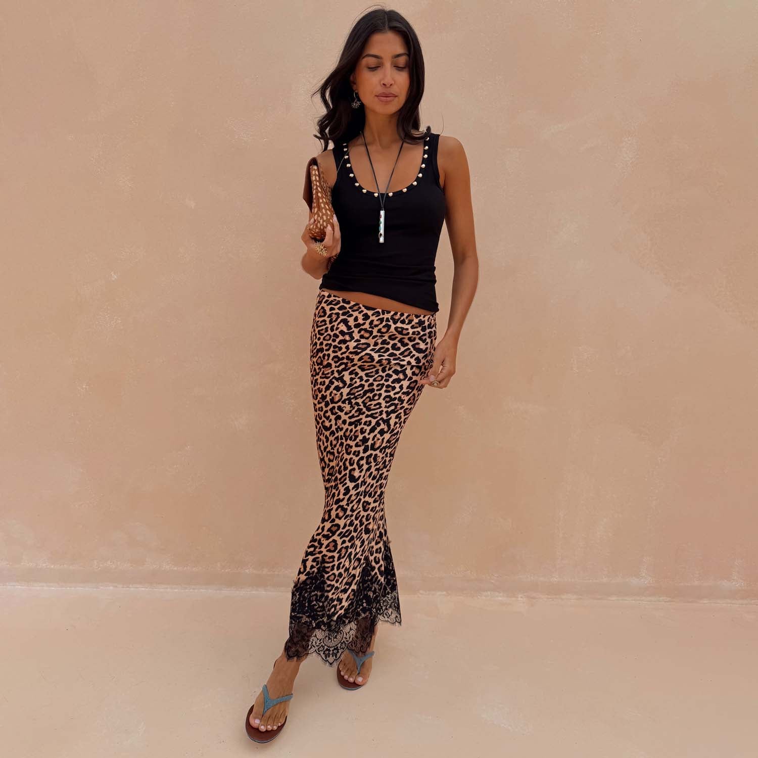 red and brown striped sweater dress Never Fully Dressed Animal Sheer Maxi Skirt – Think Bubbles