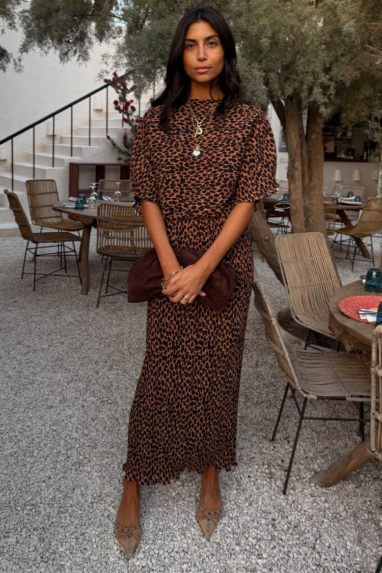 Lucia Leopard Tilly Dress | Never Fully Dressed