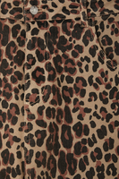 Thumbnail for Leopard Lucia Scallop Detail Jeans