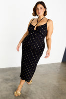 Thumbnail for Black Megan Plisse Dress