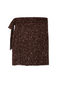 Chocolate Sequin Mini Jaspre Skirt