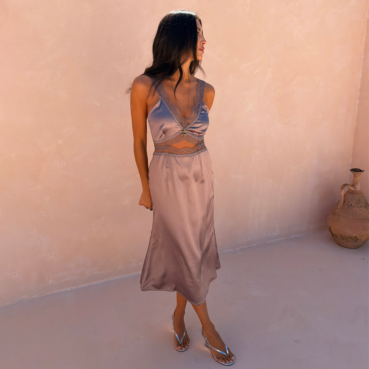 Mink Mimi Dress Petite