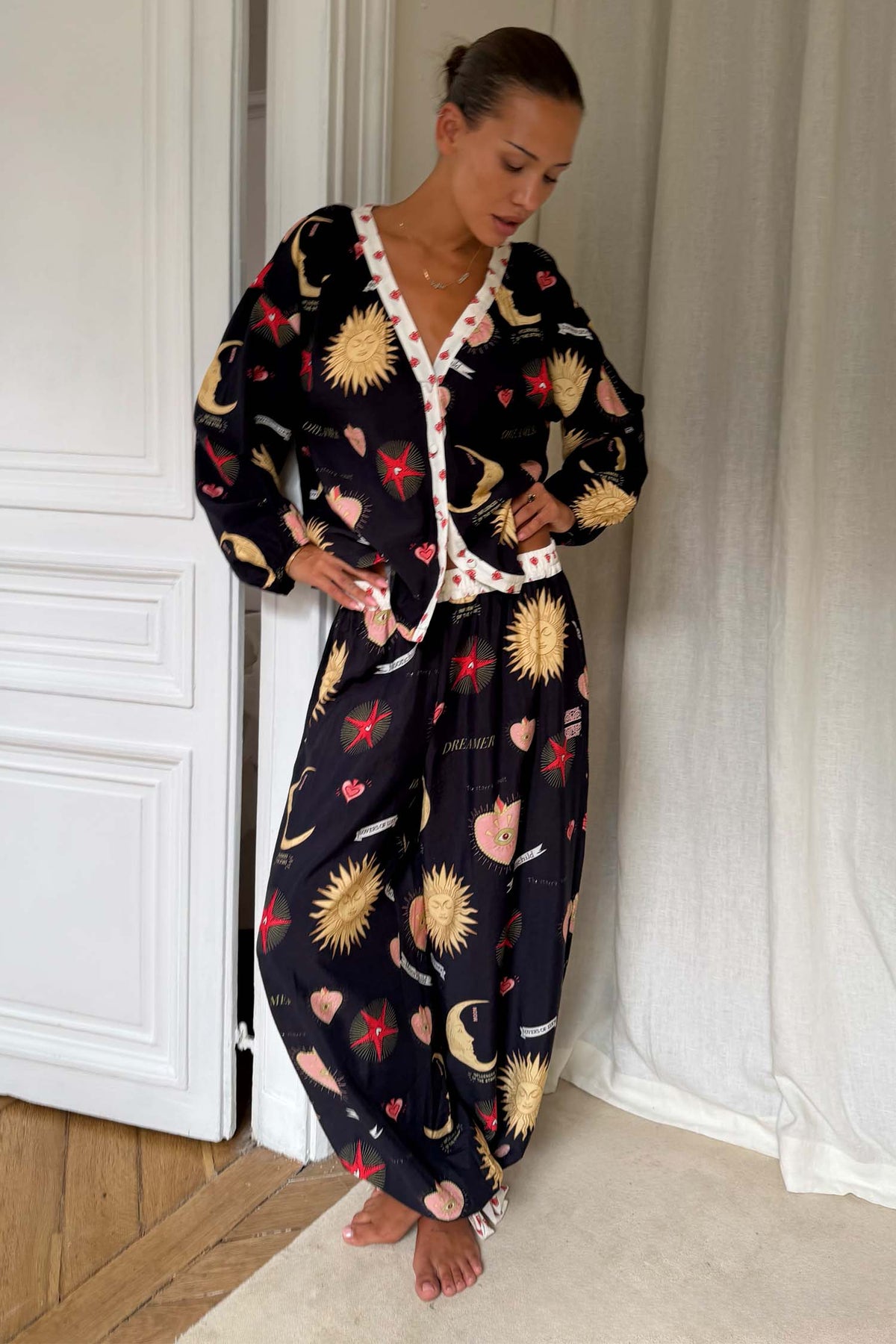 Black Mystical Pyjama Set