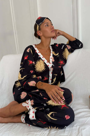 Black Mystical Pyjama Set