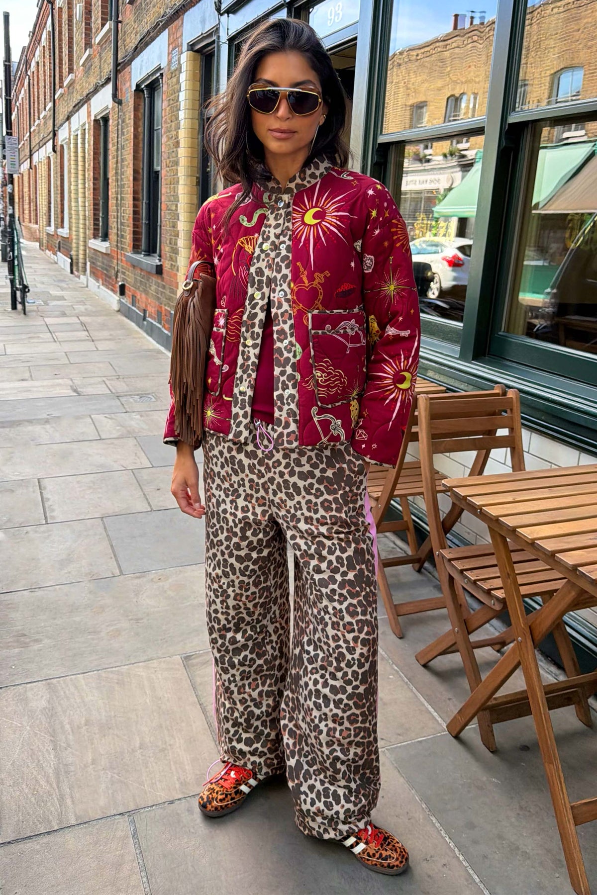 Leopard Padded Reversible Trouser