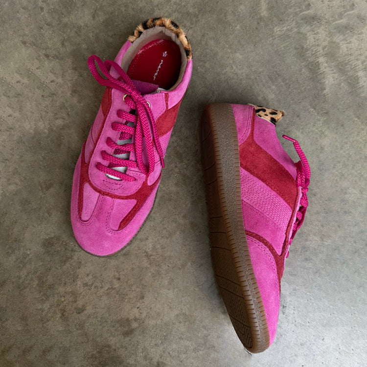 Pink Leather Trainer