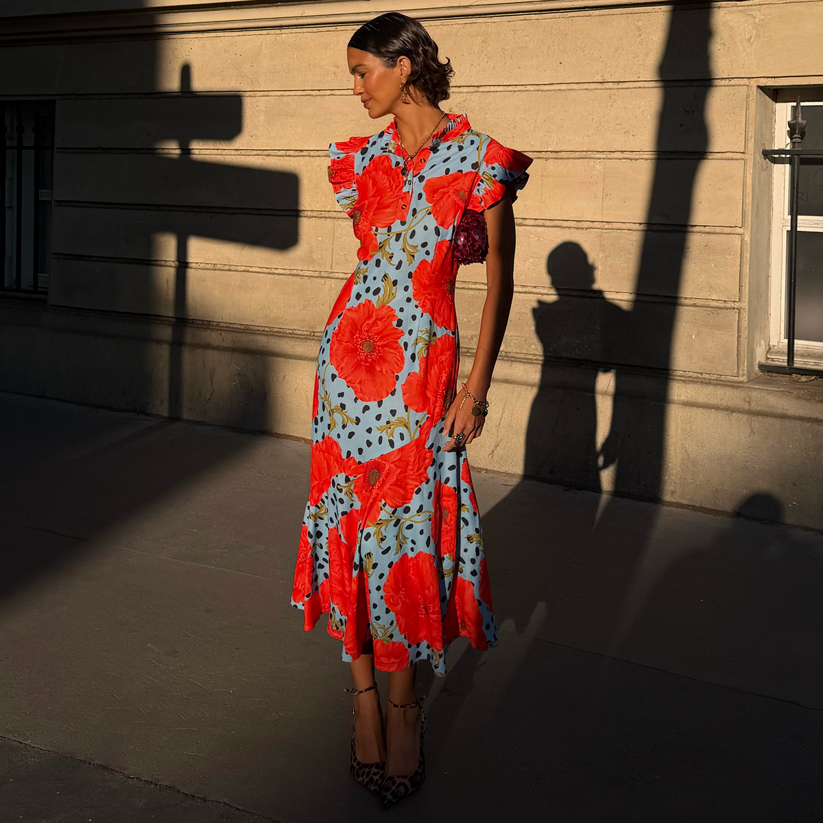 Blue Deer Poppy Remi Dress