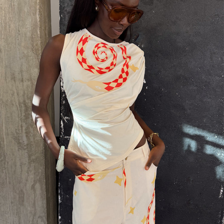 Snake Asymmetric Top Never Fully Dressed Snake Asymmetric Top Never Fully Dressed