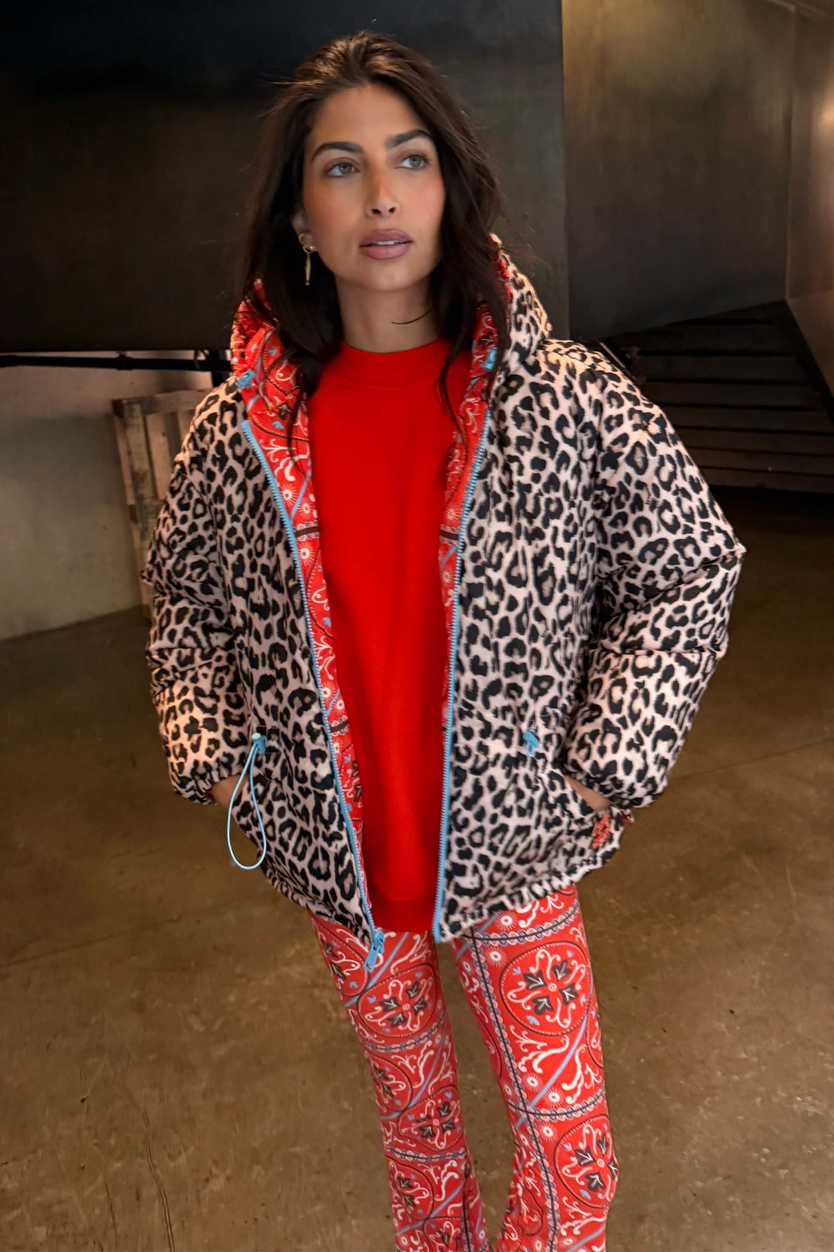 Model is 5ft7” and wears size M