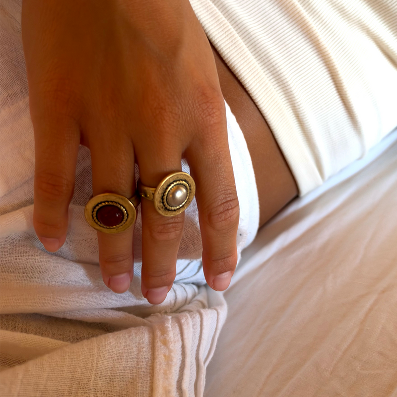Deloris Silver Circle Ring