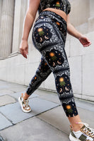 Thumbnail for caption_Model wears  Running Wild Gym Legging in UK size 16/ US 12