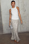 Silver Sequin Dorris Skirt