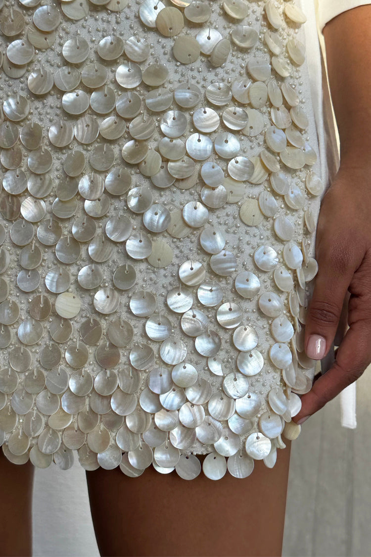 Shell Mini Wrap Skirt – Never Fully Dressed