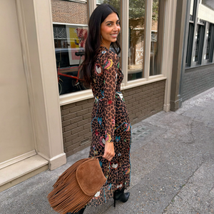 Leopard Dusk Cleo Dress