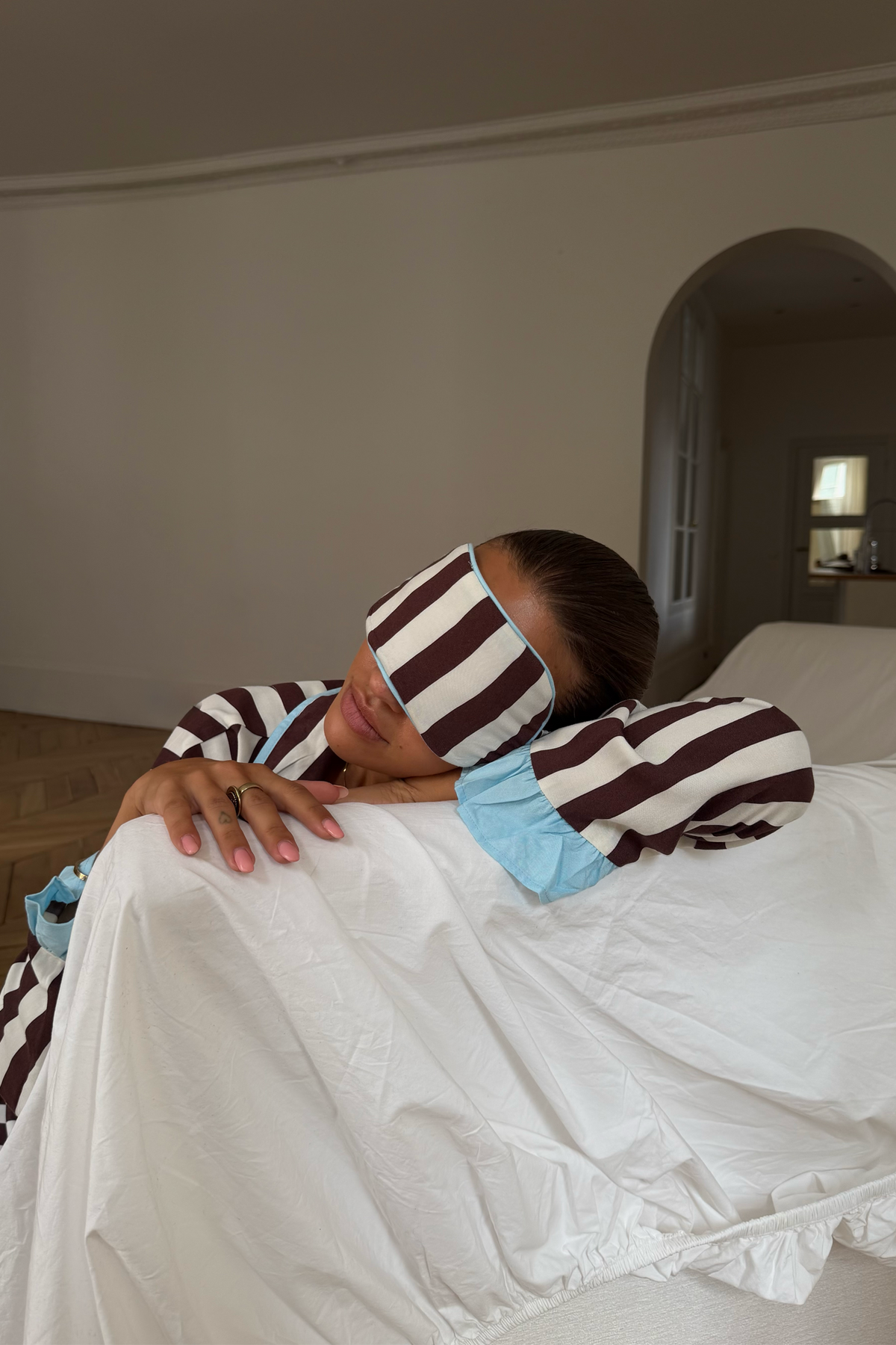 Chocolate Stripe Pyjama Set