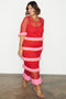 Red Crochet Valentina Dress