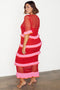 Red Crochet Valentina Dress