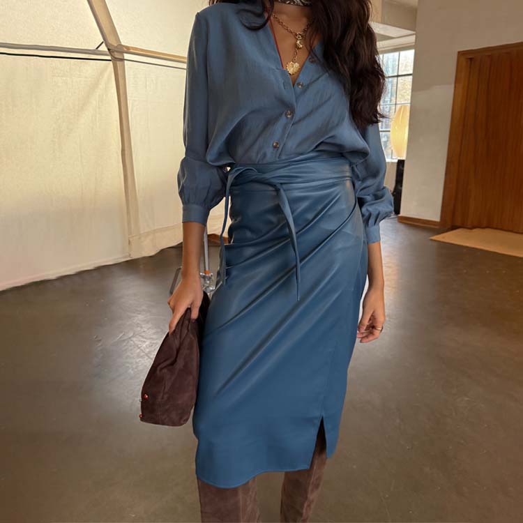 never fully dressed vegan leather jaspre skirt Never Fully Dressed Wine Vegan Leather Ruffle Jaspre Skirt