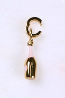 Thumbnail for Gold Plated Champagne Bottle Charm