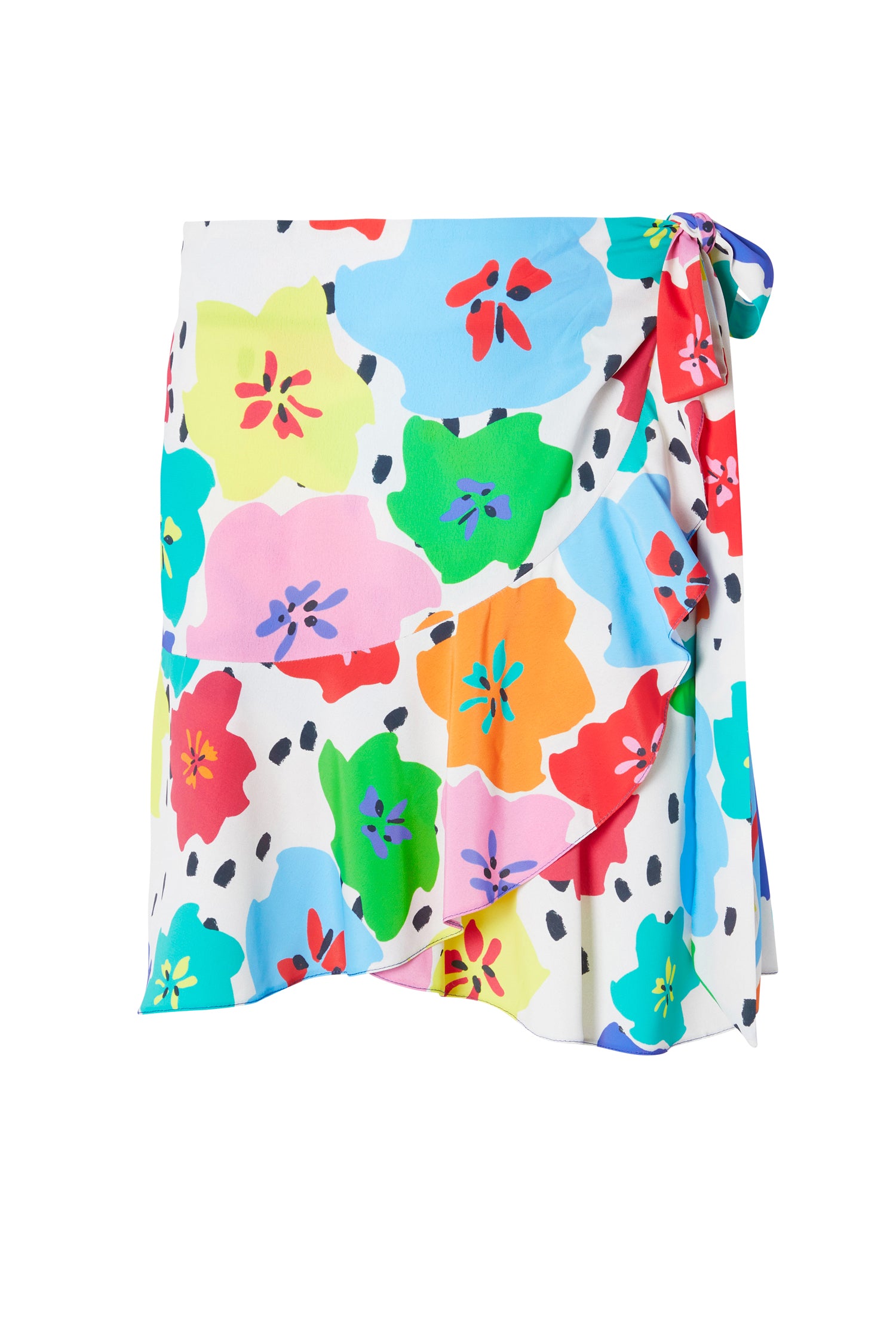 Floral Dotty Wrap Skirt