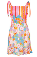 Thumbnail for Floral Mykonos Cotton Linen Dress