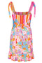 Floral Mykonos Cotton Linen Dress