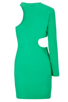 Thumbnail for Green Mini Gigi Cut Out Dress