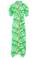 Thumbnail for Green Gloria Midi Dress