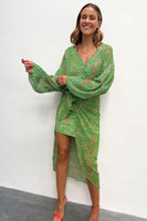 Thumbnail for Green Animal Cassie Skirt